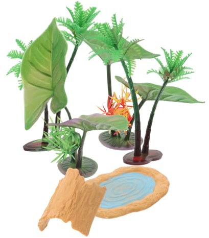 GARIOUANS Nénuphars Réalistes Figurines De Jardin Miniature Décoration De Micro-Paysage Plantes Artificielles pour Étang Accessoires De Jardin Miniatures Nénuphars Flottants De Lotus
