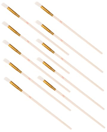 OFFSCH 10 pièces Brosse de Pollinisation Manuelle avec Pointe Laine Douce Outil Réutilisable pour Fleurs et Légumes Pollinisateur Conditions Adverses Améliore Rendement et Qualité des