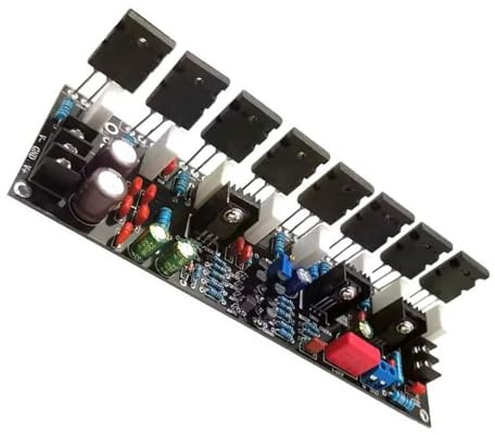 Qsvbeeqj Monos 400W Amplificador de sonido de gran potencia Profesional Diseño de doble diferencial Fácil instalación para sistemas de cine en casa Amplificador de sistema de sonido profesional