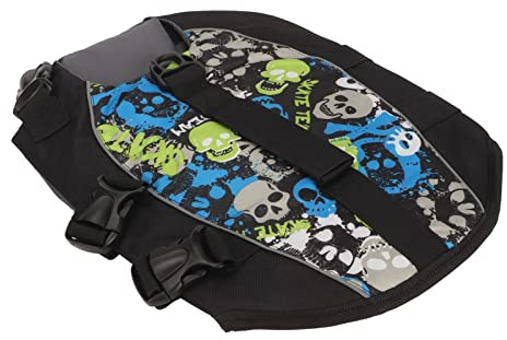Generic Chaleco Salvavidas para Perros, Reflectante Reflectante de Seguridad Transpirable Flotación Alta Chaleco Salvavidas para Perros de Moda con para Natación para Entrenar para Rafting (L)