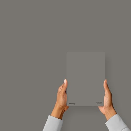 Hemway Fossil Grey Peel & Stick Sample Interior Paint | A5 Accurate Colour Swatch, Mess-Free Alternative to Paint Tester Pots, Easy To Use, Eco-friendly, for Kitchen Bathroom Living Room