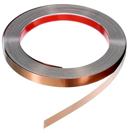 QUARKZMAN Cornice Modanatura Modanatura Stacca Incolla 39,4ft x 0,59 Finitura Autoadesiva Acciaio Inossidabile Spazzolato Striscia Metallico per Parete Soffitto Pavimento Oro Rosa