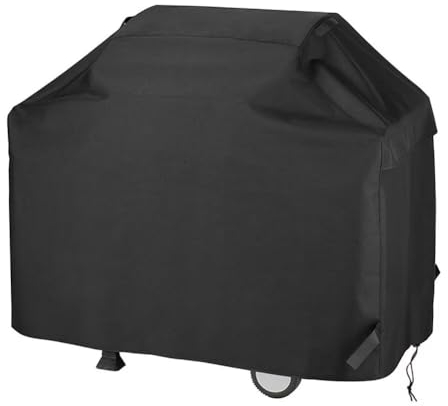 Grillabdeckung Wetterfest Grill Abdeckhaube 147x61x122cm Oxford Heavy Duty Groß Außenbereich Grillabdeckungen Wasserdicht,Winddicht,UV-Beständiges,Reißfest Grillhaube