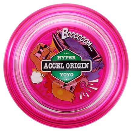 Bandai 60009 Accel Hyper Yoyó Rosa, Gioco di Abilità, Yoyo ottimo per i bambini di 8 anni, con il suo sistema Accel, prova tutti i trucchi in modo semplice e veloce