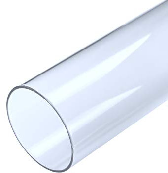 APANA - Glasröhre Glas Tube Heizpilz Bellamente Cristal Länge 1000 mm Durchmesser 80 mm