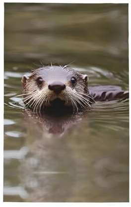 Bonitos paños de cocina con estampado de torre de agua, cómodos paños de cocina superabsorbentes para secar y limpiar