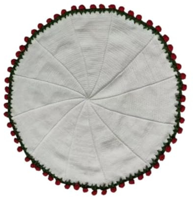 Qianly Kit de Ganchillo para Manta de Flores Plegable Set para Principiantes con Suministros de Bricolaje para Una Experiencia Divertida Adecuado para Regalo, Rosa Roja Blanca, tal como se describe