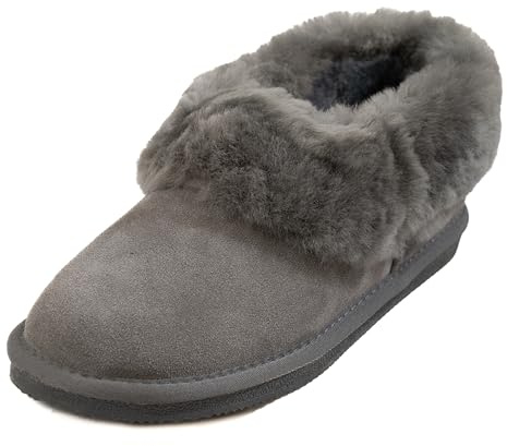 Deluxe Ladies 'Beccy' Rounded Sheepskin Slipper Boot