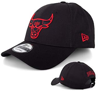 New Era Caps - Baseball Cap Kappe Muetze - Limiterte Designs - MLB NBA NFL - Yankees Lakers Bulls Raiders Chiefs Dodgers Seahawks Sox 49ers (Chicago Bulls Black V3)