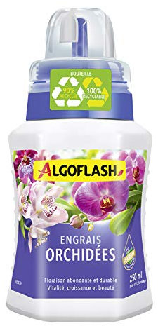 Algoflash Engrais Orchidées, Bouchon Doseur Inclus, 250 ml, ALIORC250
