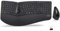 Perixx PERIDUO-605 Combo Ergonomique Clavier et Souris sans Fil USB, Souris Verticale à Molette Inclinable, Repose-Poignet Réglable, AZERTY, Compatible Windows