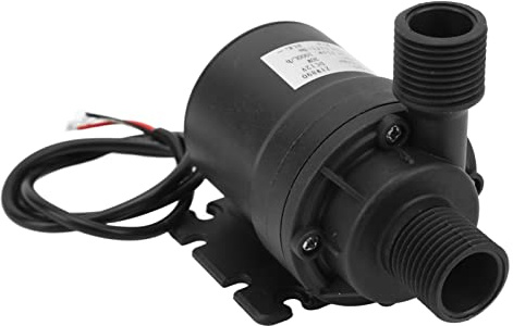 Focket Pompa dell'Acqua 12V, 1000L per Ora Altezza di Sollevamento 8M Pompa dell'Acqua sommergibile Ultra silenziosa, Pompa dell'Acqua Senza spazzole per acquari, Acquario, Stagno