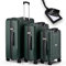 PCG THE HARD CASE Koffer Set [Grün-3 teilig]- Premium Hartschalenkoffer-mit TSA Schloss-4 Rollen-Leichter Reisekoffer- robust & stabil -Trolley mit Teleskoparm
