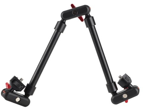 Brazo Mágico Articulado de 22 Pulgadas, Brazo Mágico Ajustable de 360°, Súper Abrazadera con Cabezal de Bola de 180°, Soporte para Cámara de Brazo Mágico, Adaptador de Cabeza de