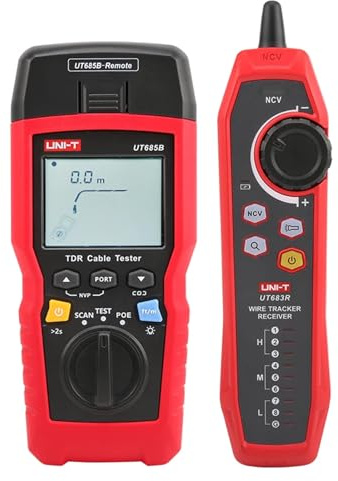 UNI-T TDR Cable Tester UT685B KIT Network Cable Locator Wire Tracker Detector LAN Tester RJ45 RJ11 Line Finder