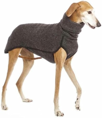 MOKATES Abbigliamento per cani di taglia grande Maglietta a collo alto per Greyhound Gilet in pile elasticizzato per cani Whip Hound Maglia a pullover per animali domestici per cani di taglia piccola