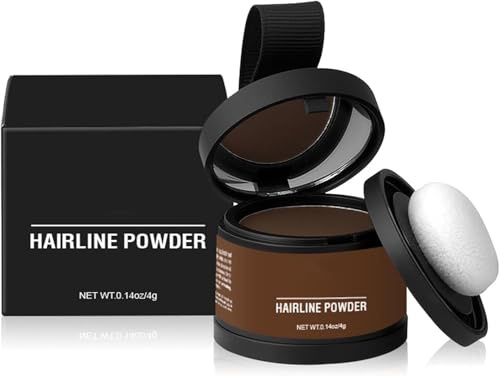 Instantly Hairline Powder,Hair Powder Women,Root Touch Up Powders,Hair Concealer,Hair Root Colour Touch up for Thin Gray Hair,Windproof&Sweatproof,Hairs Shadow Toppers for Women&Men (Ash Brown)