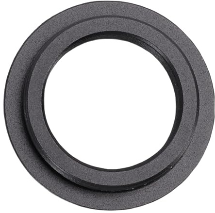 Yanmis Adaptateur RMS pour Lentille de Microscope, Artisanat à Filetage Fin pour Divers Modèles de Microscope et Spécifications D'objectif, Alliage D'aluminium (26mm)