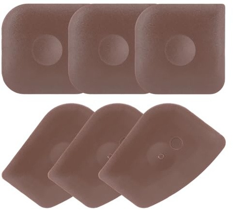 6pz Raschietti per Padelle, Plastica Set di Utensili Multifunzionali Padelle Pentole e Piatti Pratici Utensili da Cucina Adatti per Tagliare l'Impasto Rimuovere Adesivi Pulire i Piatti