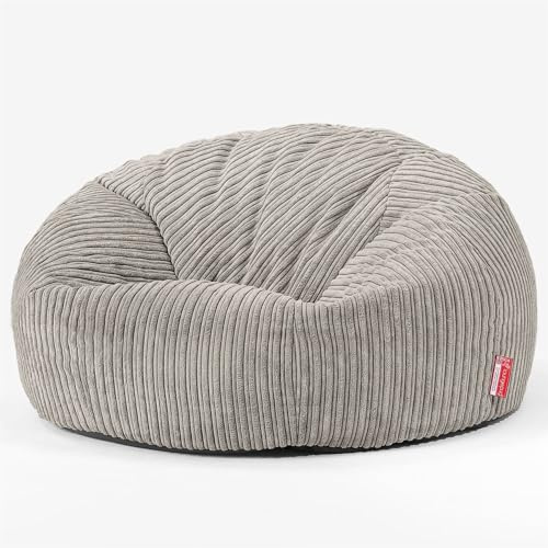 Lounge Pug Canapé Pouf Classique en Velours Côtelé - Canapé De Sol Confortable et Relaxant, Canapé sans Cadre - Vison