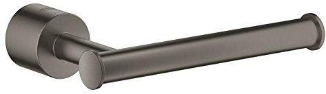 Grohe 40313 AL3 Atrio | Accessoires de support pour rouleau de papier WC, Hard Graphite brossé