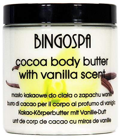 BINGOSPA Kokoa - Burro per il corpo con vaniglia, 250 g
