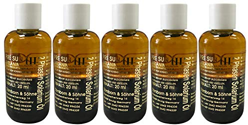 Art of Sun Golden Brown 2 Phasen Melanin Solarium Öl 5 x 20 ml.