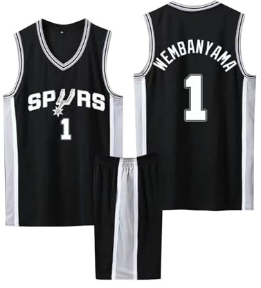 Ensemble Basketball GIIWAKI - Tenue de Basket pour Enfant Garçon - Maillot de Basket Enfant