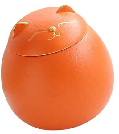 DECORNIJIA Barattolo in per Tè Sfuso e Alimenti Contenitore Portatile per Tisane e Design Compatto e Liscio Uso Cucina e