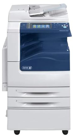 Xerox WorkCentre 7225i Tabloid-Size Color Laser Multifunction Copier - 25ppm, Copy, Print, Scan, Internet Fax, Print from USB, Scan to E-Mail/Folder/Network, 2 Trays, Stand