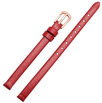 ROWCES Cinturino per orologio da donna in pelle di piccole dimensioni 6mm 8mm 10mm Accessori per orologi da donna