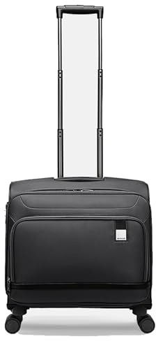 GOTYKE Business laptop rullväska – stort stuvningsområde hjul laptop rullväska, affärsresväska, handbagage, pilotfodral hjulvagn, En färg, 46*24*45CM