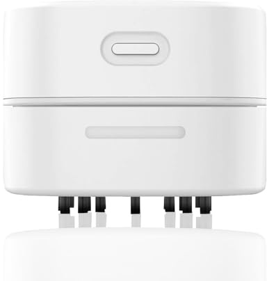 Mini Desktop Vacuum Cleaner, USB Handheld Computer Dust Collector, Portable Vacuum with Auto Power Off Function. for Home, Office, Sewing Machines, Keyboards, Cars