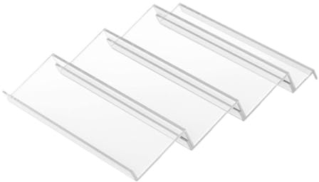 JEWEDECO Expandable Acrylic Spice Bottle Rack Organizer for Drawer Storage