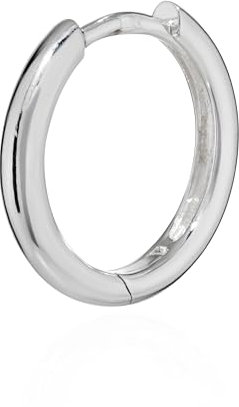 NKlaus Argento 925 vero Creolo pieghevole per ciondolo 15mm 1890