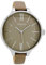 Oozoo Damenuhr mit Lederband 45 MM Taupe/Taupe C9543
