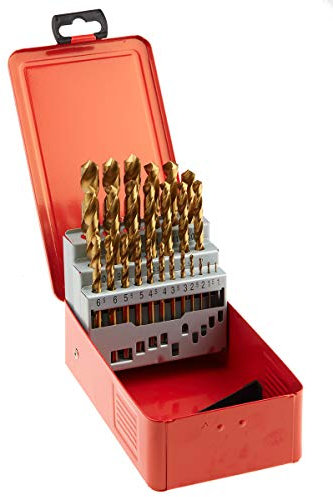 RS PRO HSS-G Spiralbohrer Satz 1mm → 13mm, 25-teilig für Metall