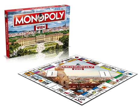 Winning Moves Monopoly - Wien Brettspiel Gesellschaftsspiel für 2-6 Spieler ab 8 Jahren