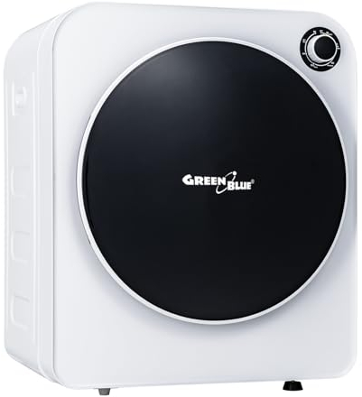 Green Blue GB410 Secadora eléctrica de carga frontal Capacidad 3 kg 830 W Clase C, 5 programas, Dimensiones compactas 49,5 x 46 x 59,5 cm para Espacios reducidos
