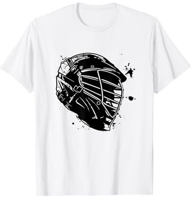 Lacrosse Helm Zeichnung Intercrosse T-Shirt