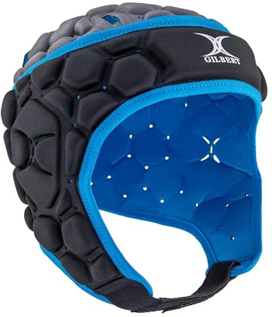 Gilbert Casco da rugby XP 250 Senior - Blu elettrico (M)