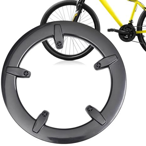 Generisch Kettenschutz Mountainbikes,Fahrradkettenschutz | Schlagfeste Fahrrad-Kettenradabdeckung, Fahrrad-Kettenblattschutz,Verschleißfeste Kettenrad-Schutzhülle für Mountainbikes mit 40–42 Zähnen