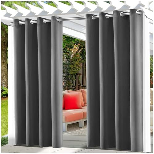 Tenda Esterno Impermeabile Terrazza Grigio. Tenda Gazebo Da Esterno Per Pergolati, Portici E Terrazze Con Un Design Elegante E Resistente, Perfette Per Proteggere Il Tuo Spazio All’Aperto. (1)
