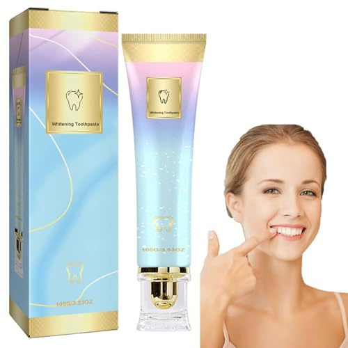 Dentifrice Blanchissant au Nicotinamide,Niacinamide Whitening Toothpaste,Dentifrice à la Niacinamide,pour un Nettoyage en Profondeur, l'Haleine Fraîche et I'élimination