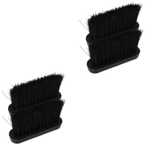 iplusmile 2 Set Spazzola Per La Pulizia Del Sostituzione Polvere Piccolo Testina Per Caminetto Scopa Testina Da Banco Spazzola Per Caminetto Black Di Legno 2 Pezzi*2