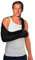 Adult ONE Size Arm Sling Shoulder Support (Black/Black) Medically Approved, Cool, Easy Fit, Thumb Loop, Unisex.