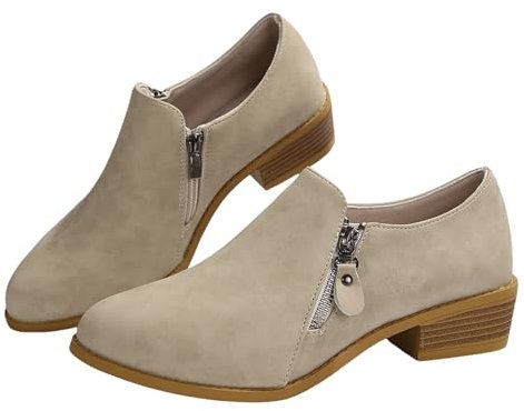 CXKOLD Stivali Donna Gambale Curvy Stivaletti Estivi Stivaletti Donna Bassi con carrarmato Stivali con Tacco Alto in Gomma da Neve Pelle Lucida Texani