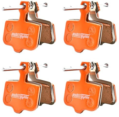 myBESTbike - Lot de 4 paires de plaquettes de frein à disque pour vélo, compatibles avec Avid Elixir 1, 3, 5, 7, 9, SRAM X0, X7, X9, XX, Level T, Level TL