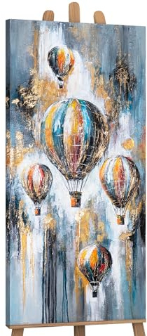 YS-Art Dipinti Colorati Dipinti su Tela Astratto Dipinto a Mano Murale Decorazione Della Parete Soggiorno Immagini Ufficio Moderno Arredamento Casa Galleria Immagine Opera D'arte 115x50