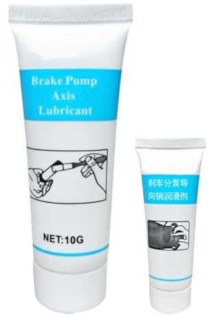 Lubricante para pastillas de freno,Lubricante para frenos - Grasa para tubo del pasador guía del cilindro | Producto para el cuidado del automóvil Rust Protector, lubricante resistente al calor de 10